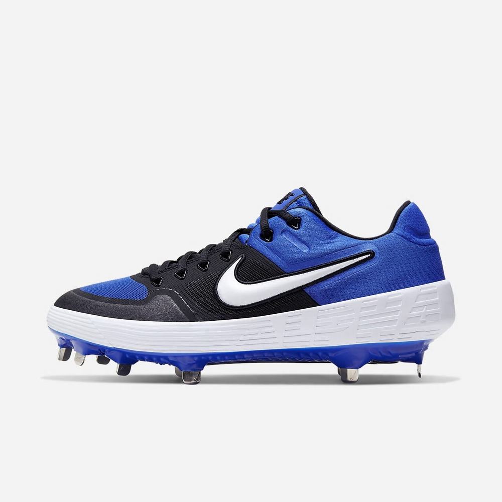 Crampon Baseball Nike Alpha Huarache Elite 2 Low Noir 6092-385 Black/Blue/White Femme | OHD-55208199